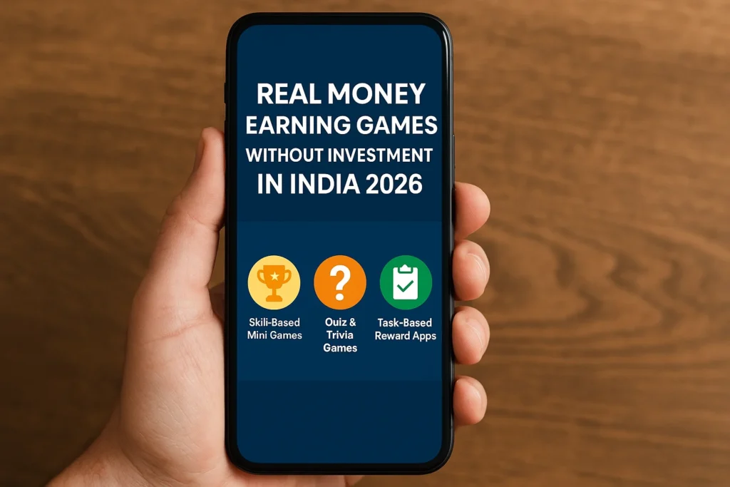 Real Money Earning Games in India