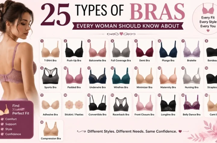 25 Types of Bras Every Woman Should Know About