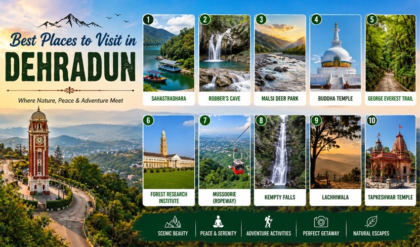 Best Places to Visit in Dehradun